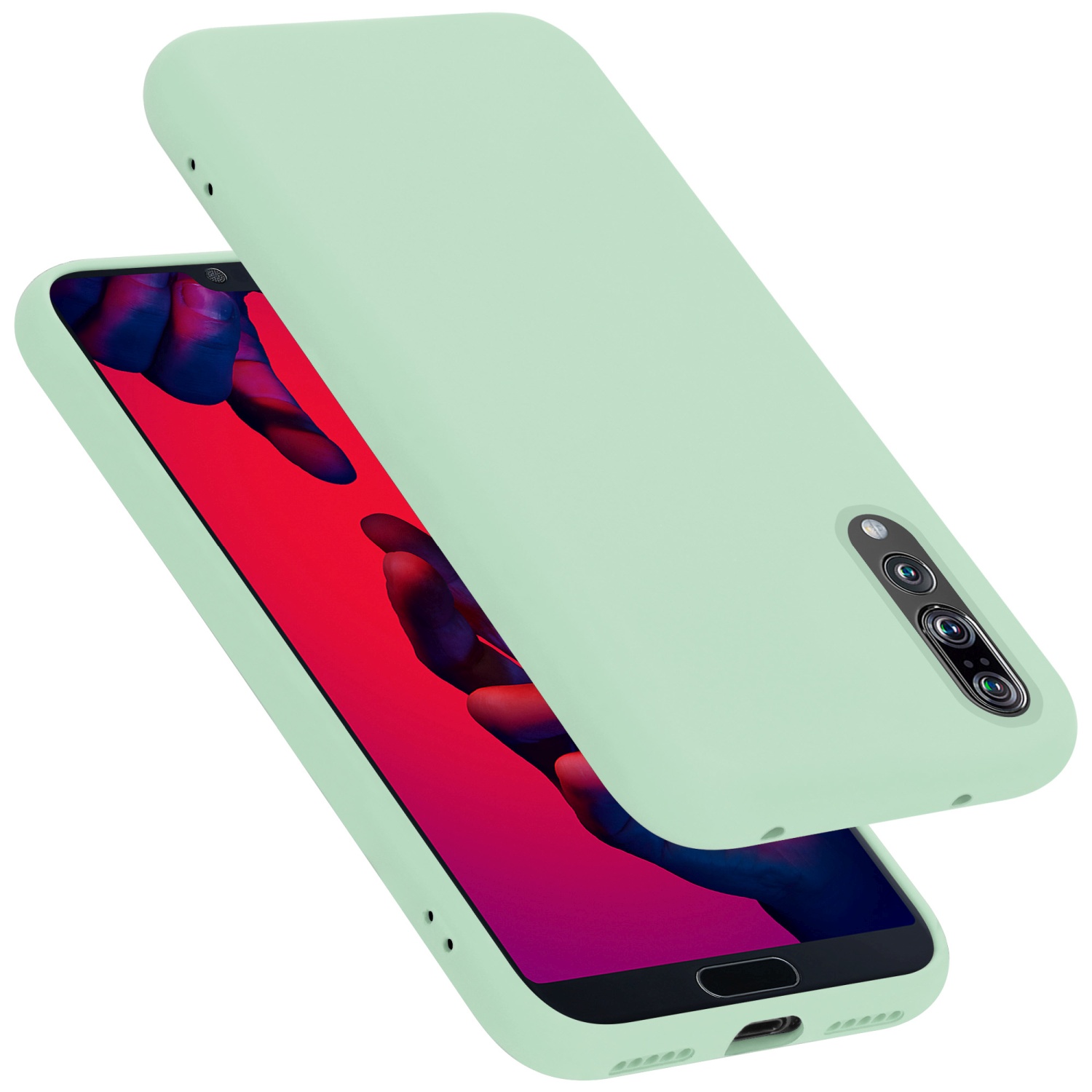 Funda para Huawei P20 PRO / P20 PLUS Protección Teléfono TPU Silicona Líquida - Imagen 25 de 62