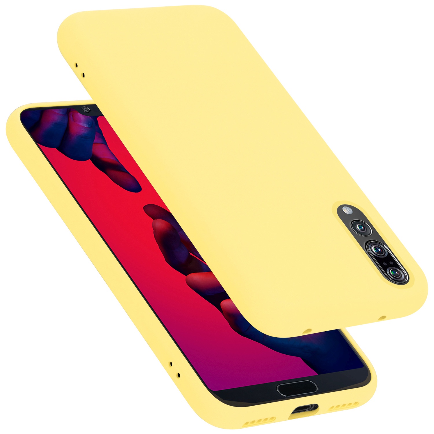Funda para Huawei P20 PRO / P20 PLUS Protección Teléfono TPU Silicona Líquida - Imagen 56 de 62