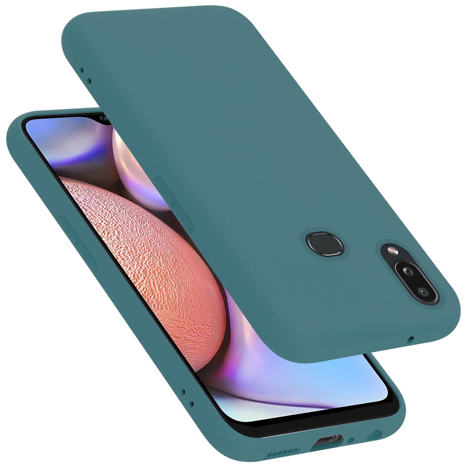 Custodia per Samsung Galaxy A10s / M01s protezione telefono cover TPU silicone liquido - Foto 18 di 62