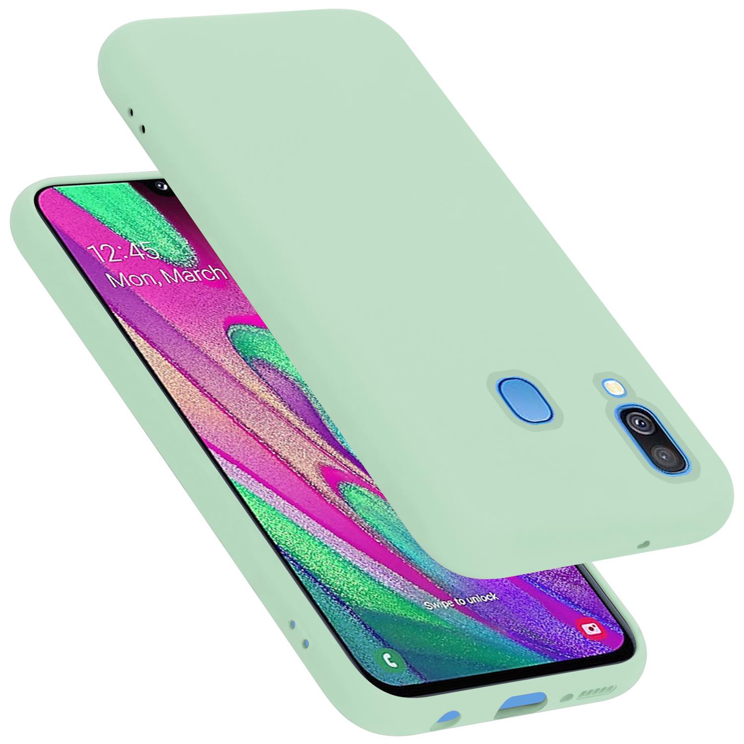 Custodia per Samsung Galaxy A40 Protezione Cover Telefono TPU Silicone Liquido - Foto 16 di 35