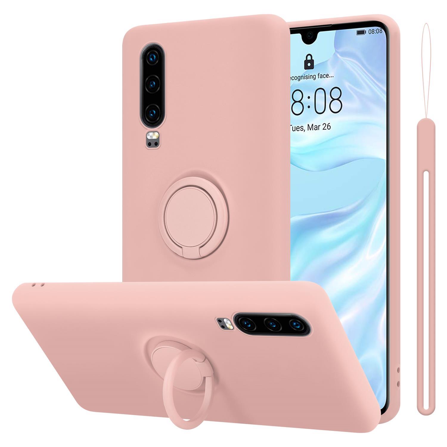 Hülle für Huawei P30 Schutz Handyhülle TPU Silikon Ring - Bild 22 von 41