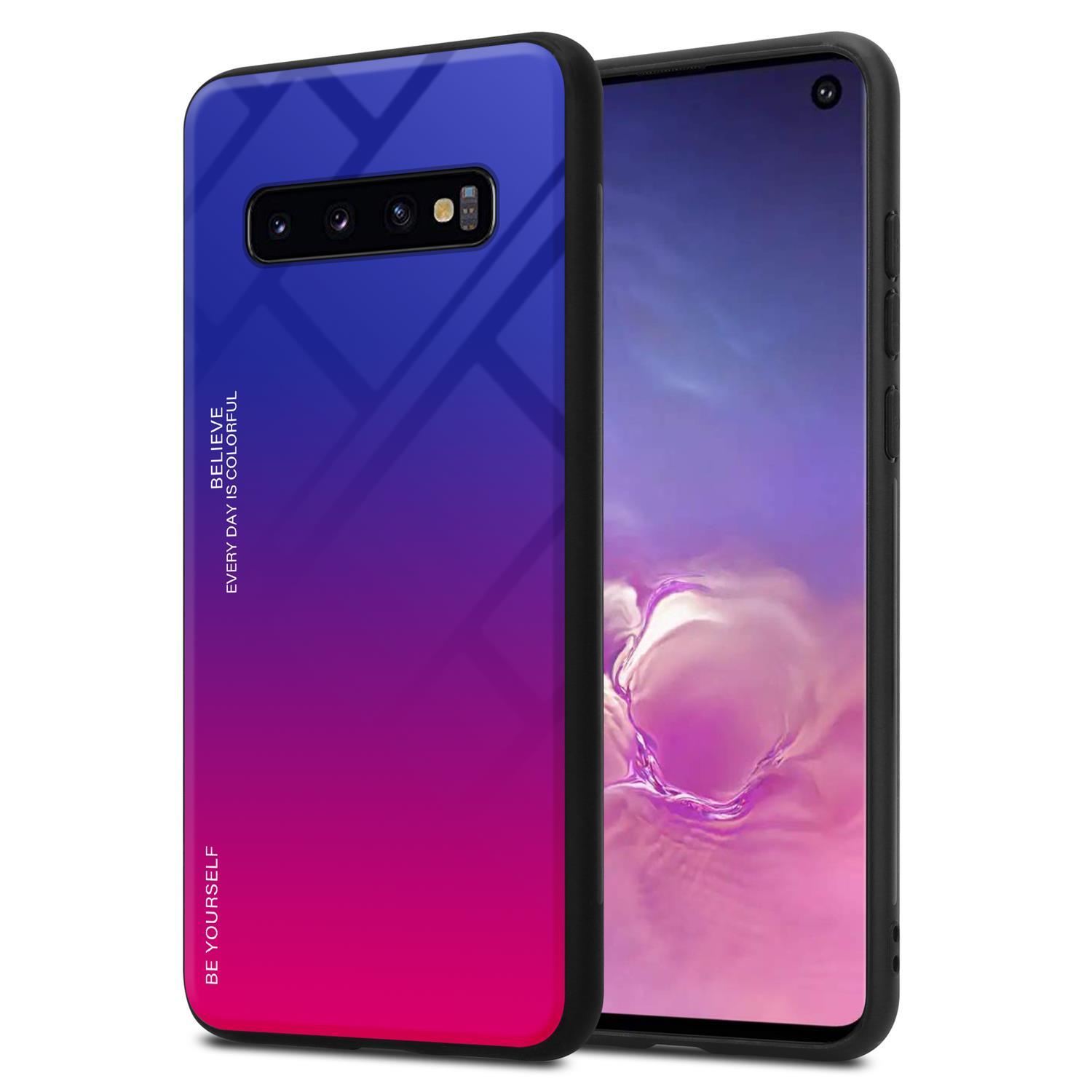 Case for Samsung Galaxy S10 4G Phone Cover Tempered Glas TPU Silicone - Picture 17 of 28