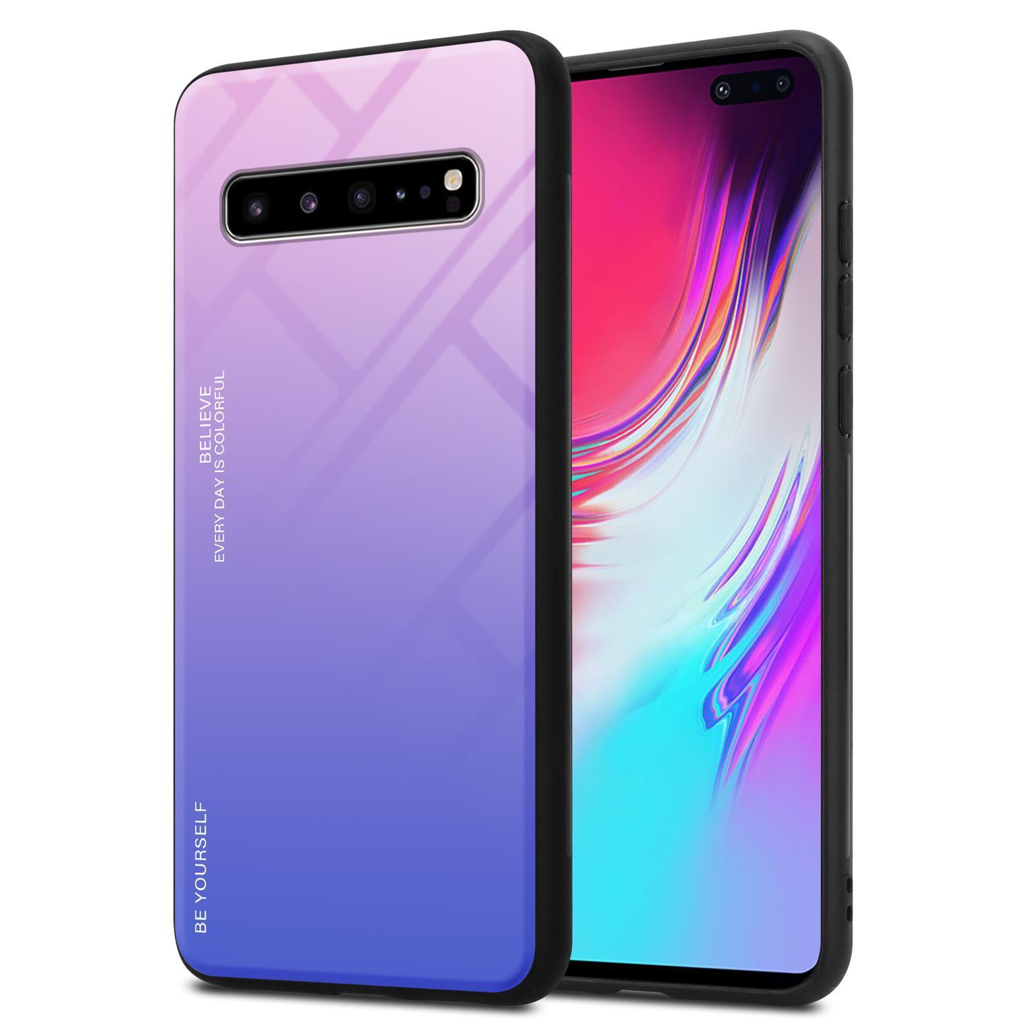 Custodia per Samsung Galaxy S10 5G Cover Telefono Vetro Temperato TPU Silicone - Foto 10 di 33