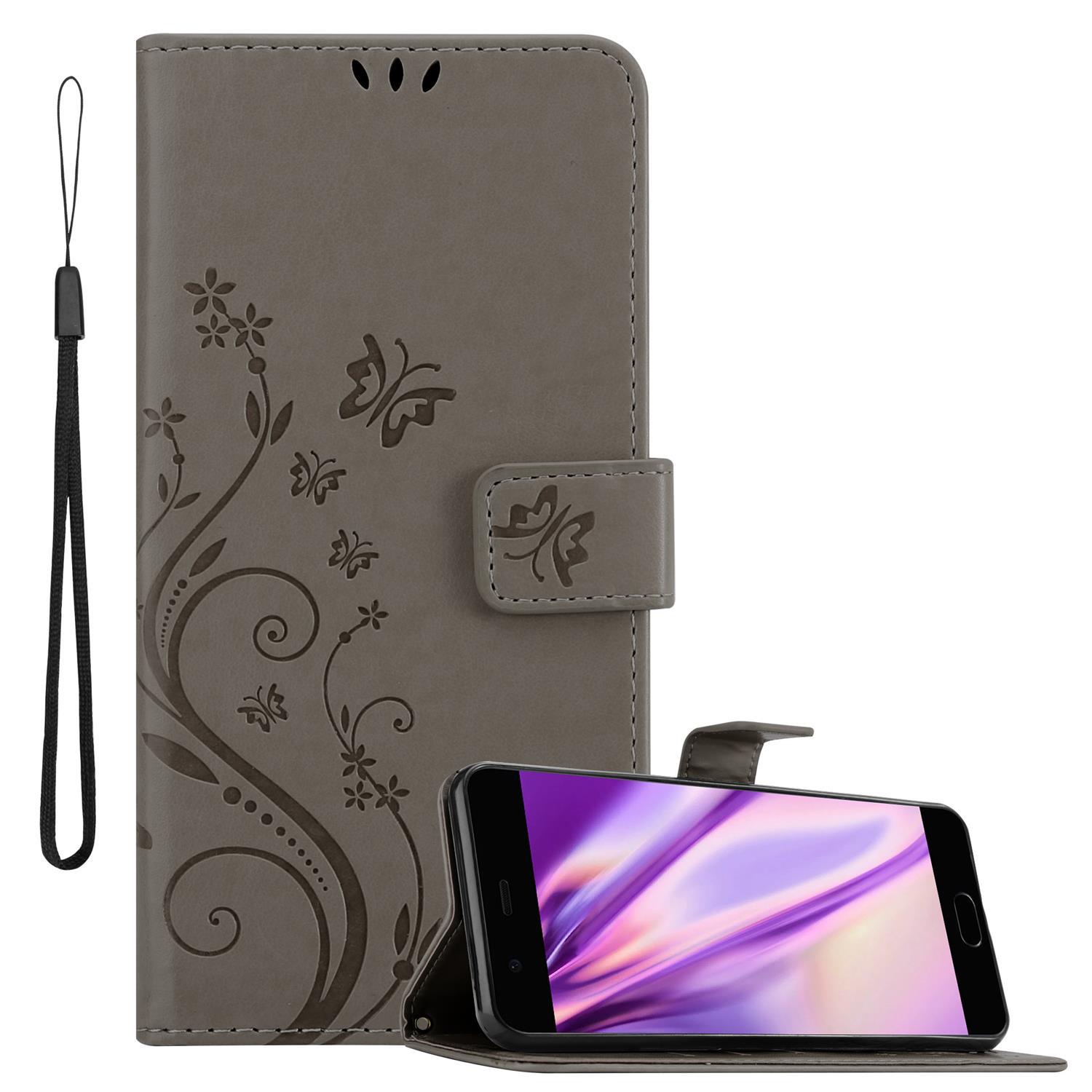 Hülle für Huawei P10 PLUS Handyhülle Schutz Blumen Book Wallet - Bild 25 von 39