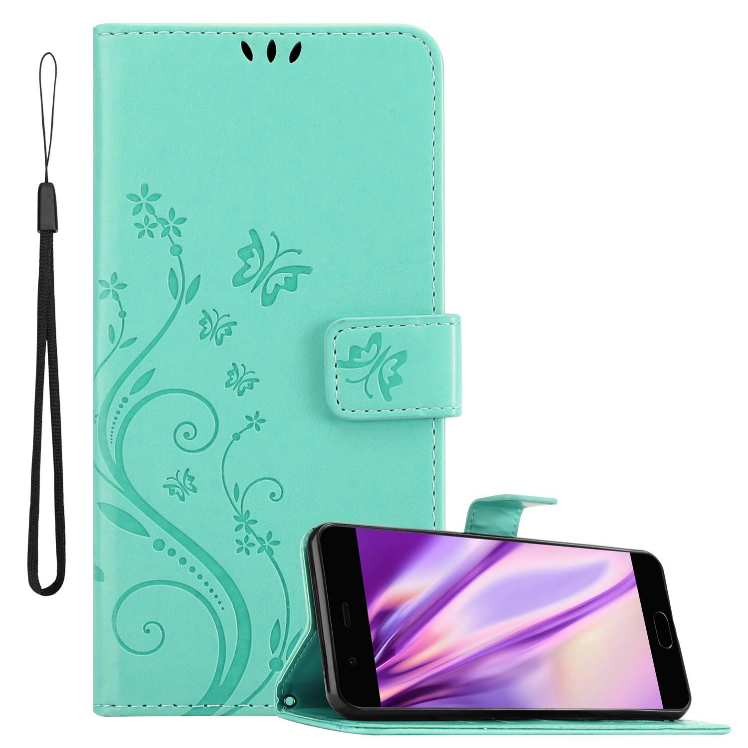Hülle für Huawei P10 PLUS Handyhülle Schutz Blumen Book Wallet - Bild 33 von 39