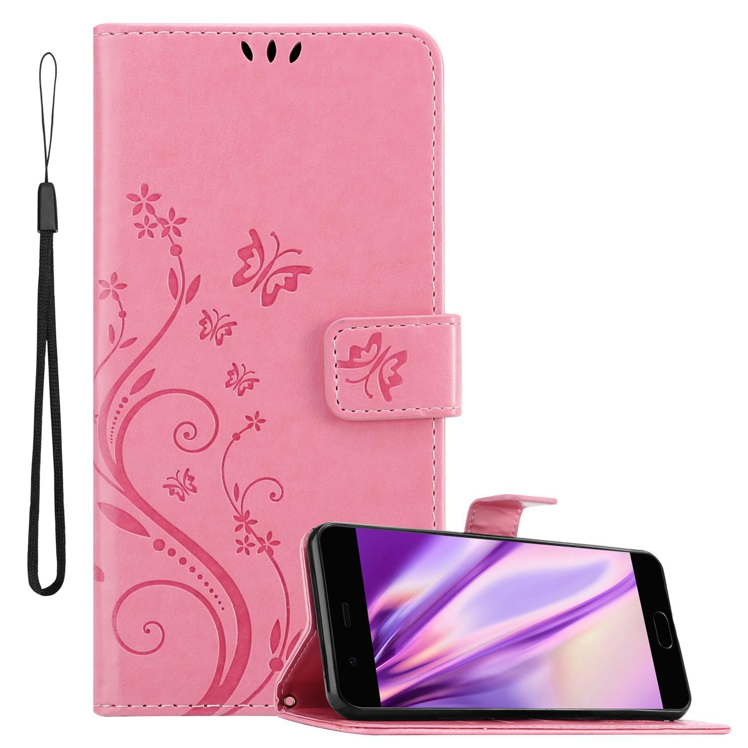 Hülle für Huawei P10 PLUS Handyhülle Schutz Blumen Book Wallet - Bild 26 von 39