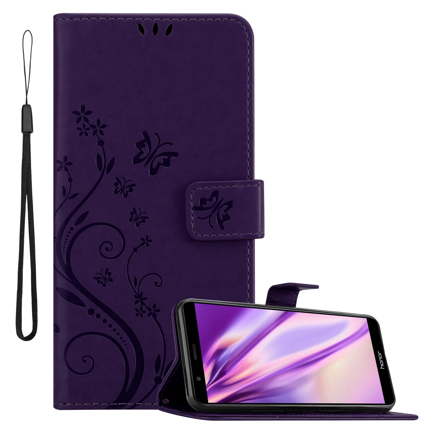 Hülle für Honor 7X Handyhülle Schutz Blumen Book Wallet - Bild 18 von 32
