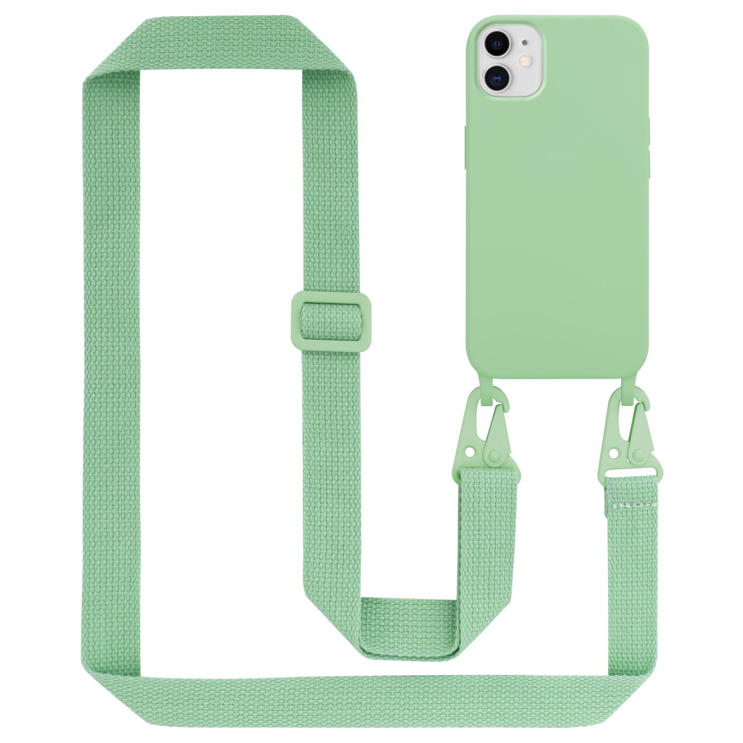 Funda Cadena para Apple iPhone 11 Silicona Protección Cubierta Collar - Imagen 9 de 36