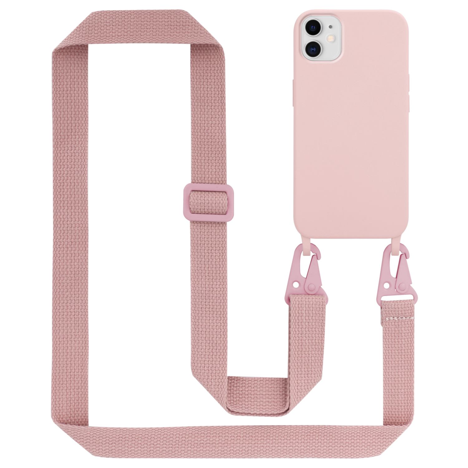 Funda Cadena para Apple iPhone 11 Silicona Protección Cubierta Collar - Imagen 23 de 36