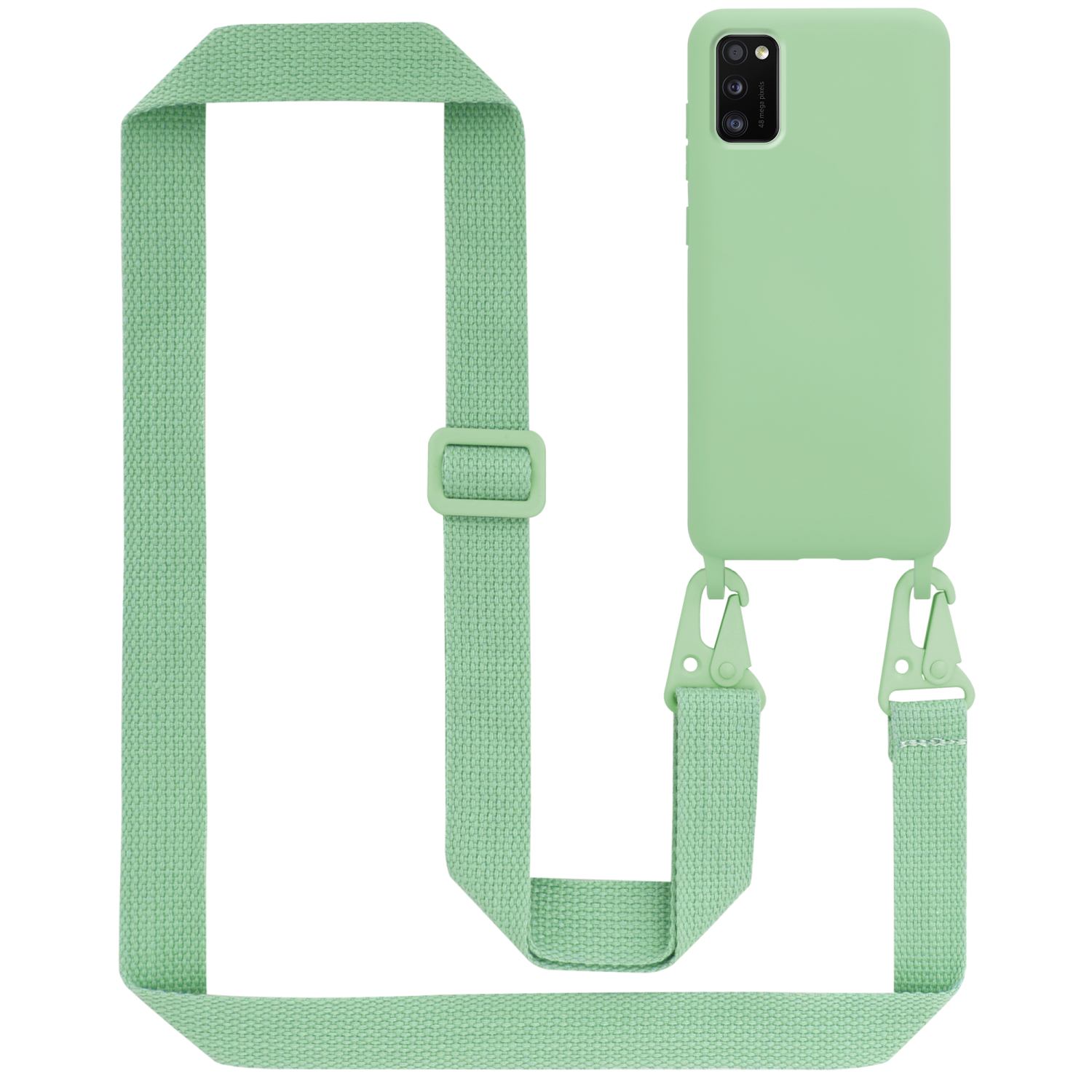 Funda Cadena para Samsung Galaxy A41 Silicona Protección Cubierta Collar - Imagen 8 de 13
