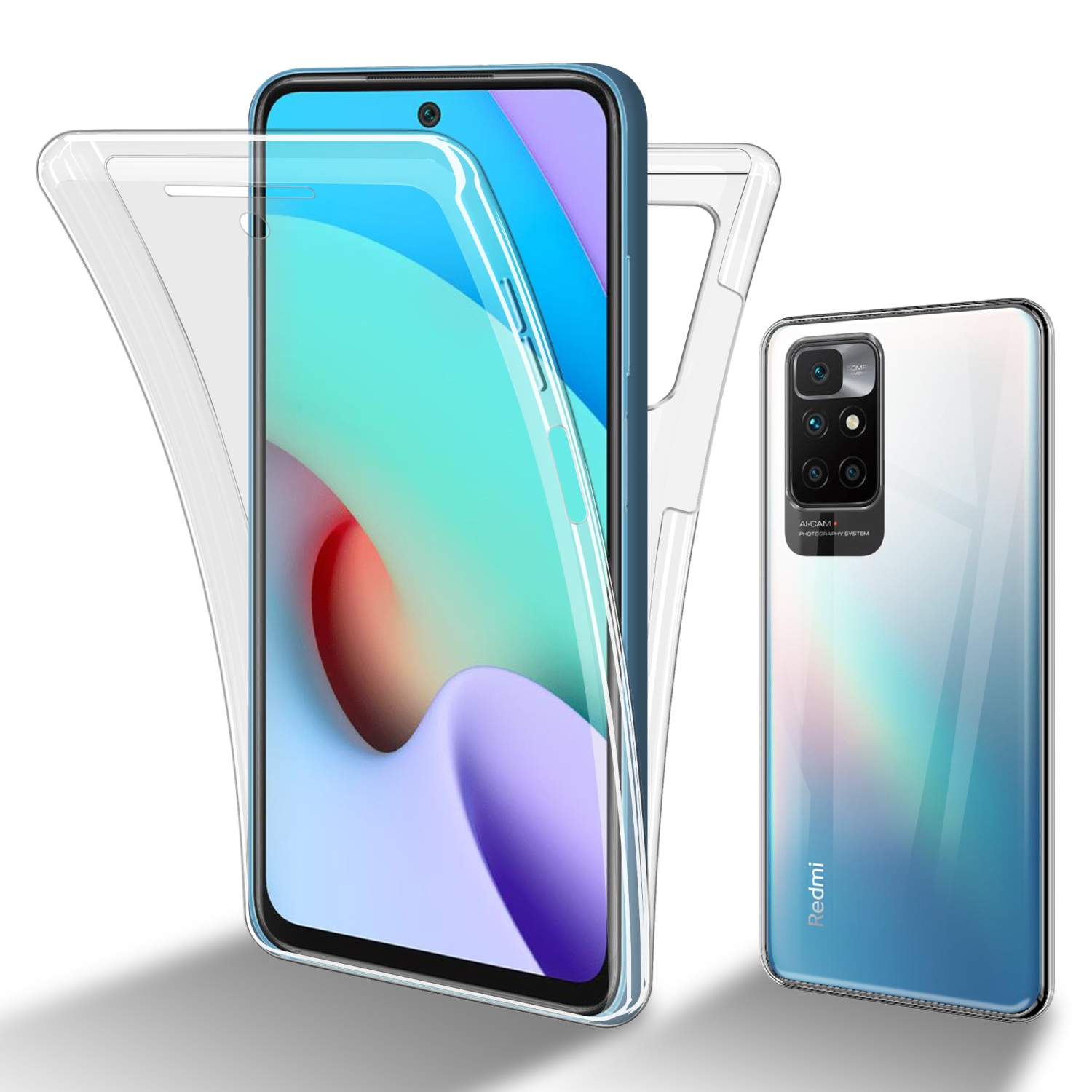 Custodia Per Xiaomi Redmi Note 11 Pro 4G/5G – Silicone TPU Con Stampa Lupo/Cane – Morbida E Antiurto