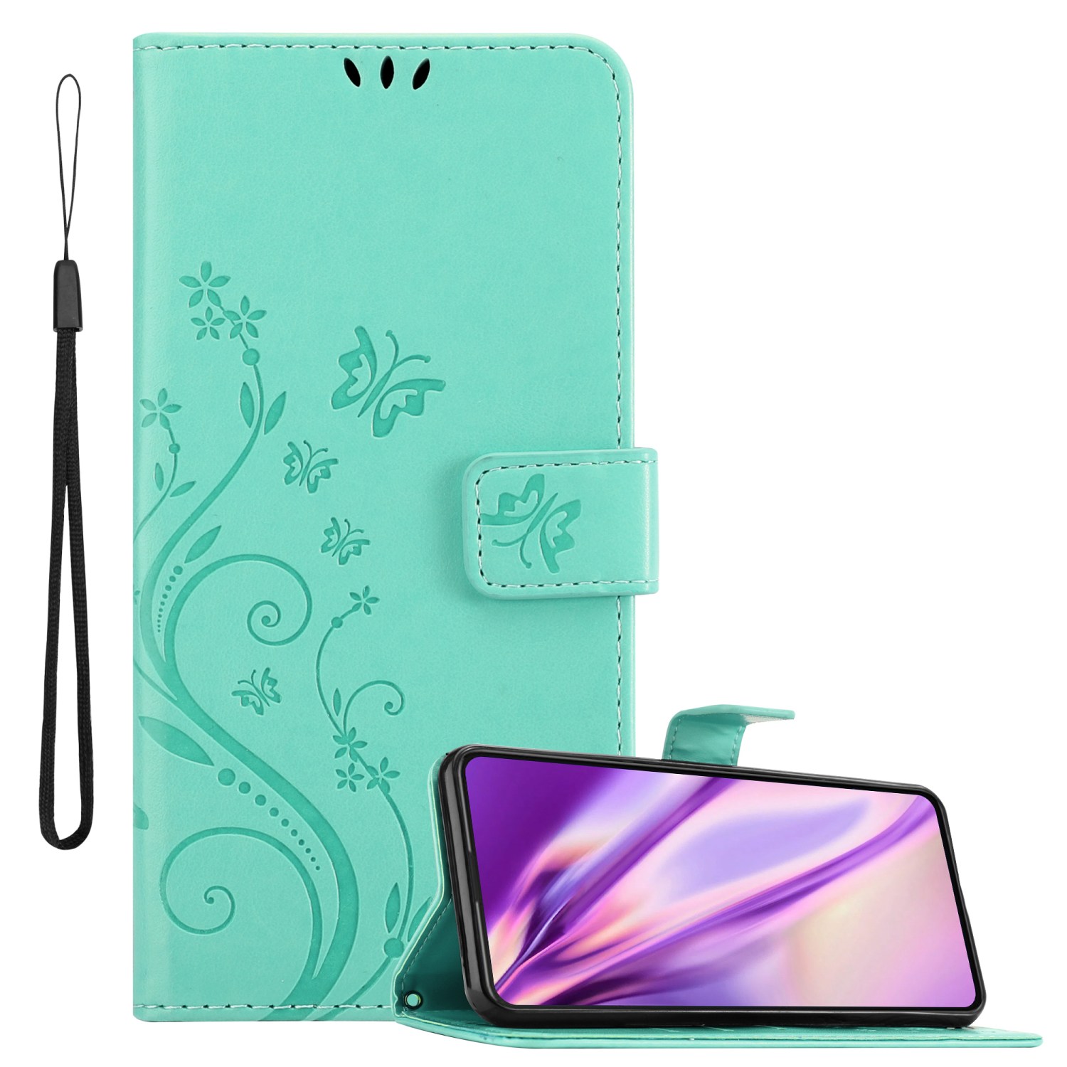 Case for Asus ZenFone 8 FLIP Phone Cover Protection Flower Book Wallet - Picture 33 of 39