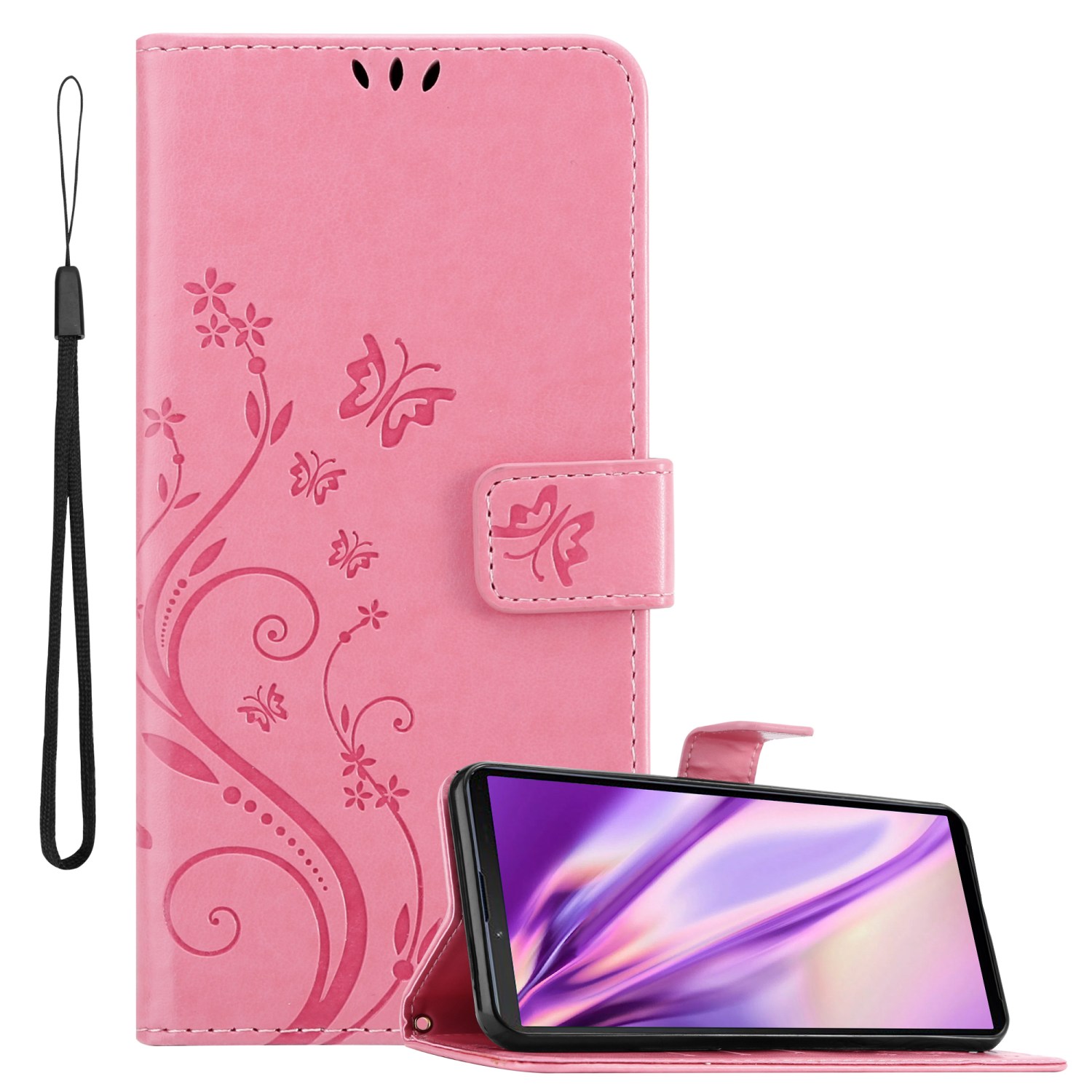 Hülle für Sony Xperia 10 III Handyhülle Schutz Blumen Book Wallet - Bild 26 von 39