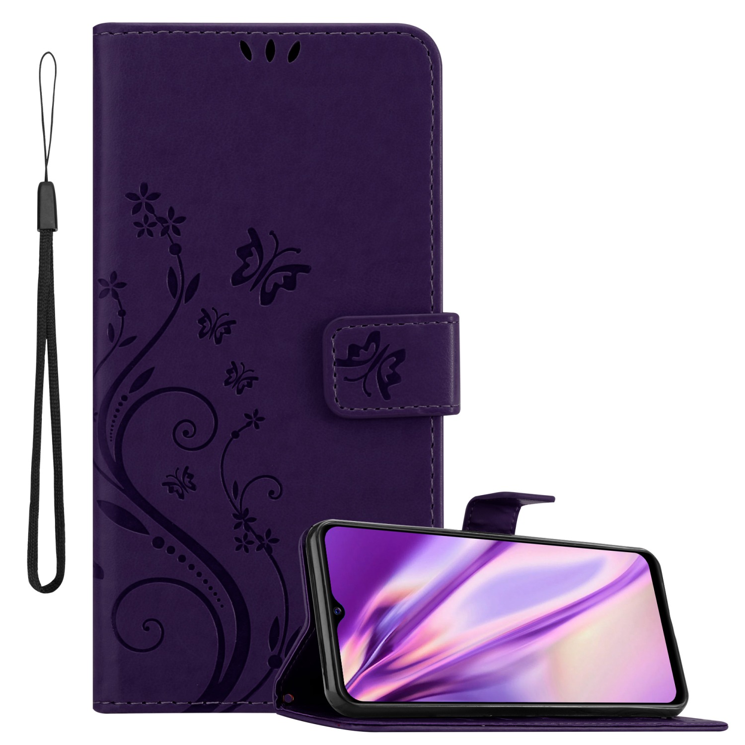Funda para Teléfono Vivo Y52 5G / Y72 5G Protección Flor Libro Billetera - Imagen 18 de 32