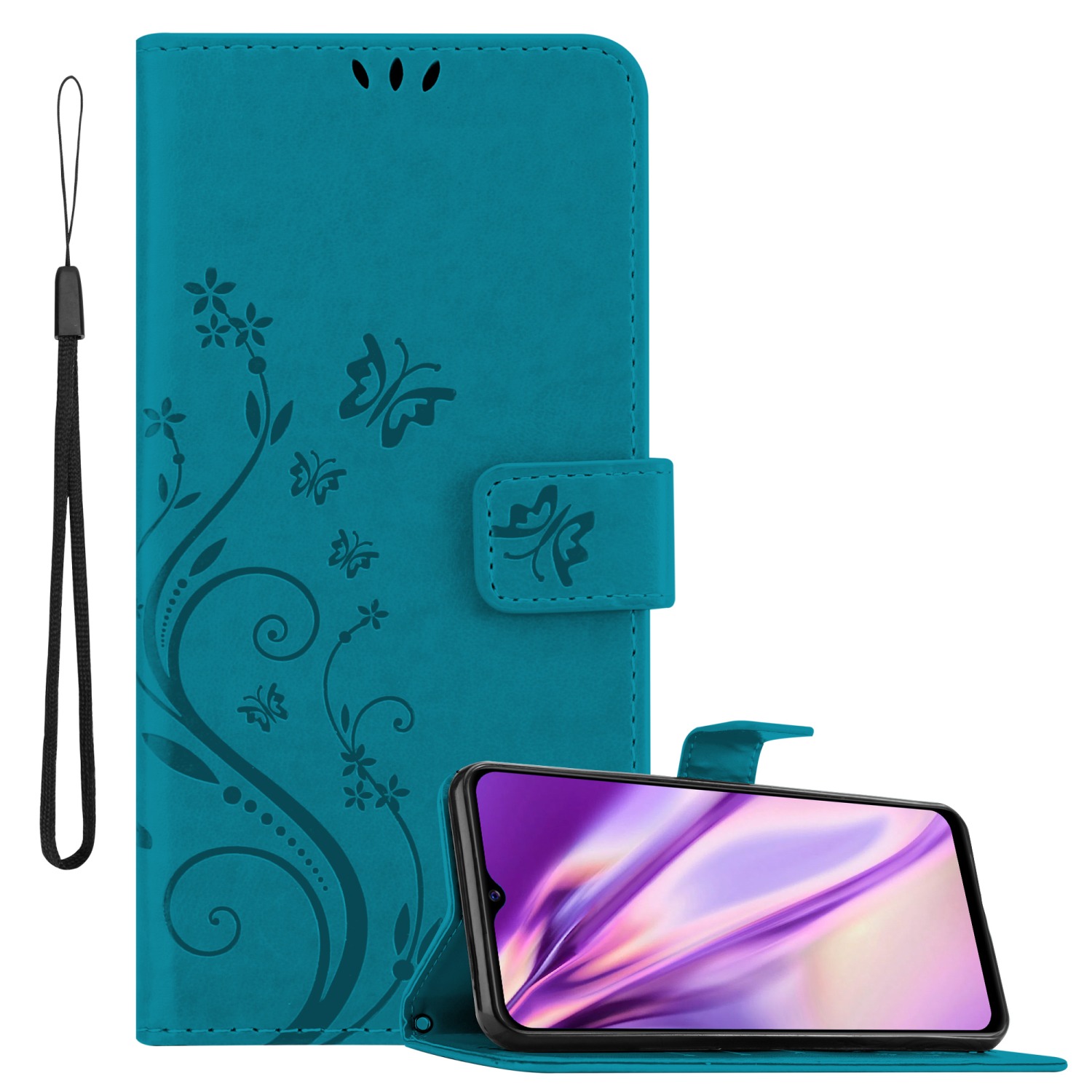 Funda para Teléfono Vivo Y52 5G / Y72 5G Protección Flor Libro Billetera - Imagen 11 de 32