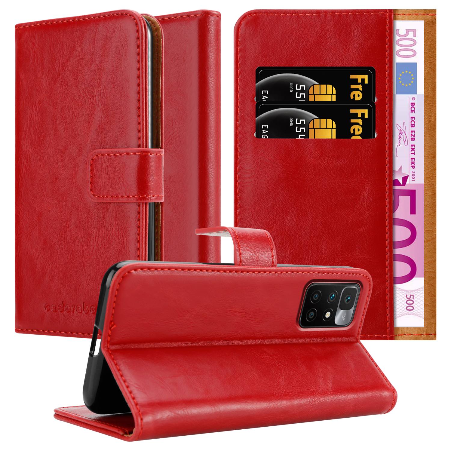 Hülle für Xiaomi RedMi 10 / RedMi NOTE 11 4G Schutz Wallet Cover Magnet - Bild 27 von 34