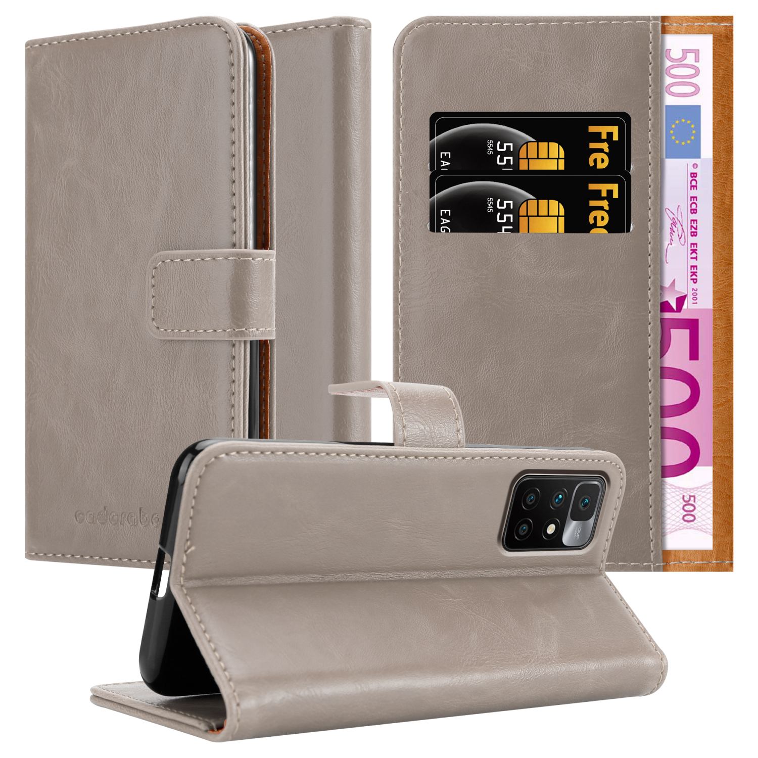 Hülle für Xiaomi RedMi 10 / RedMi NOTE 11 4G Schutz Wallet Cover Magnet - Bild 11 von 34