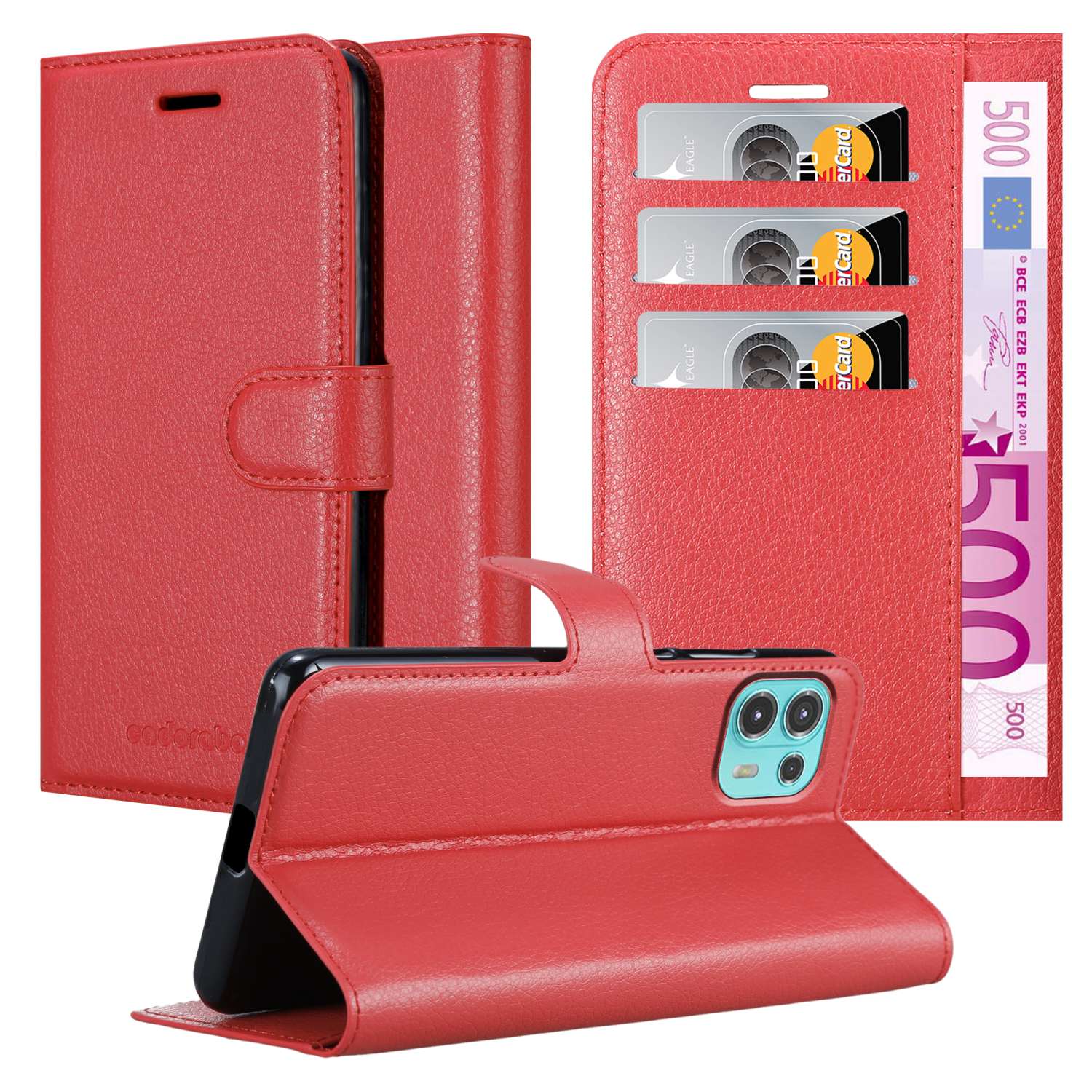 Case for Motorola EDGE 20 LITE / FUSION Protection Book Wallet Phone Cover - Photo 10 sur 45