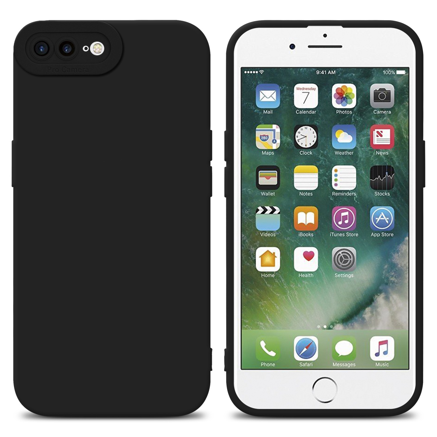 Funda protectora para Apple iPhone 7 PLUS / 7S PLUS / 8 PLUS TPU Estuche Carcasa - Imagen 65 de 106