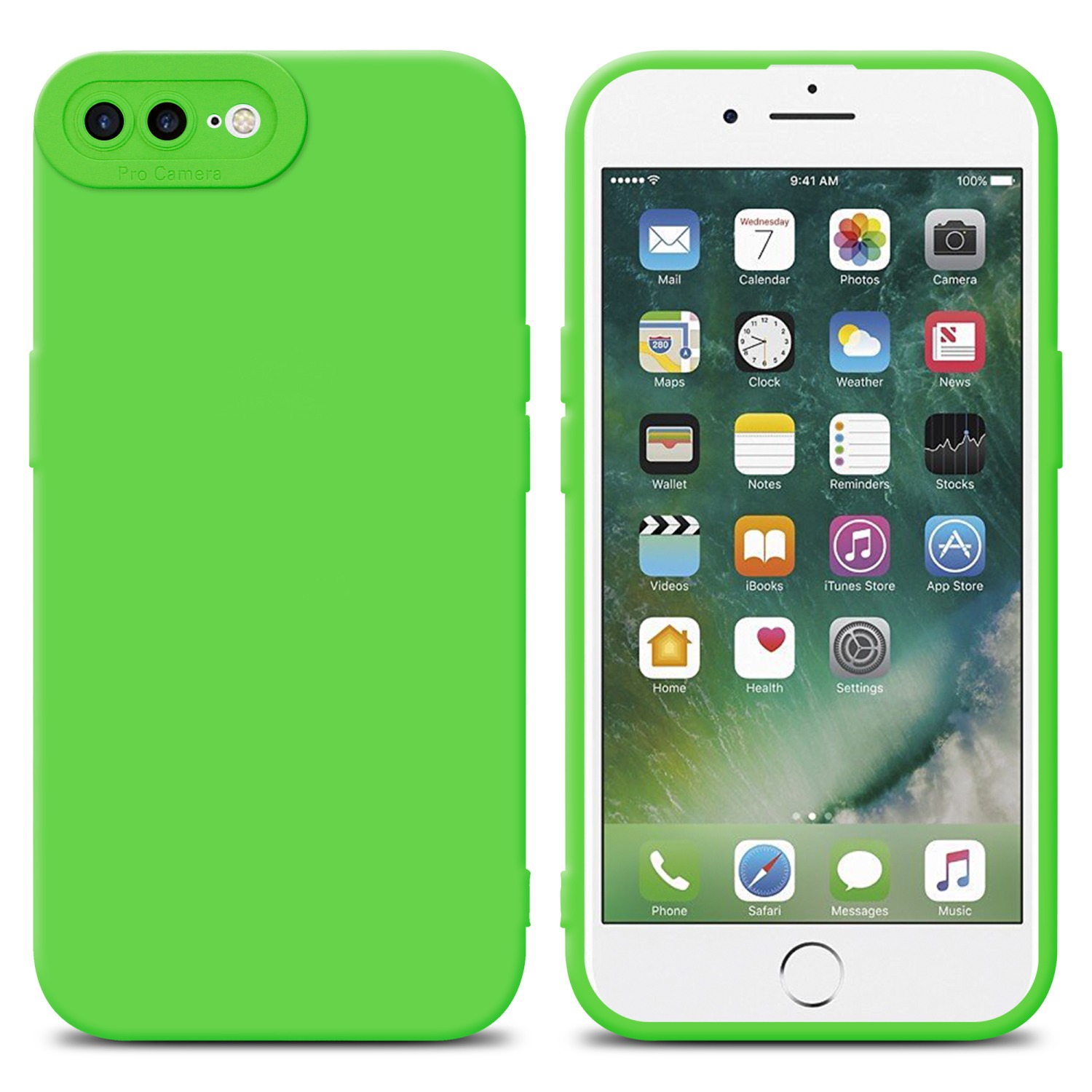Funda protectora para Apple iPhone 7 PLUS / 7S PLUS / 8 PLUS TPU Estuche Carcasa - Imagen 100 de 106