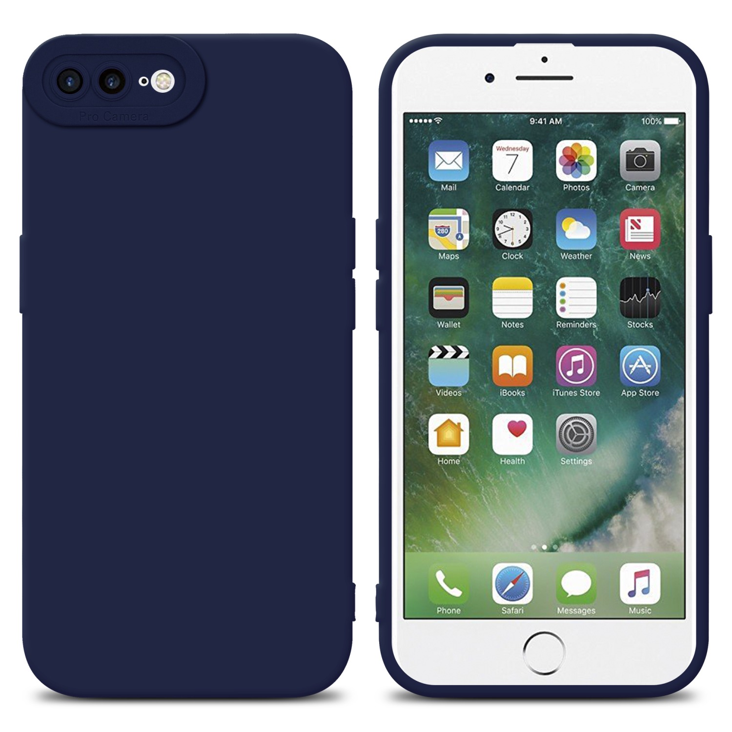 Funda protectora para Apple iPhone 7 PLUS / 7S PLUS / 8 PLUS TPU Estuche Carcasa - Imagen 16 de 106