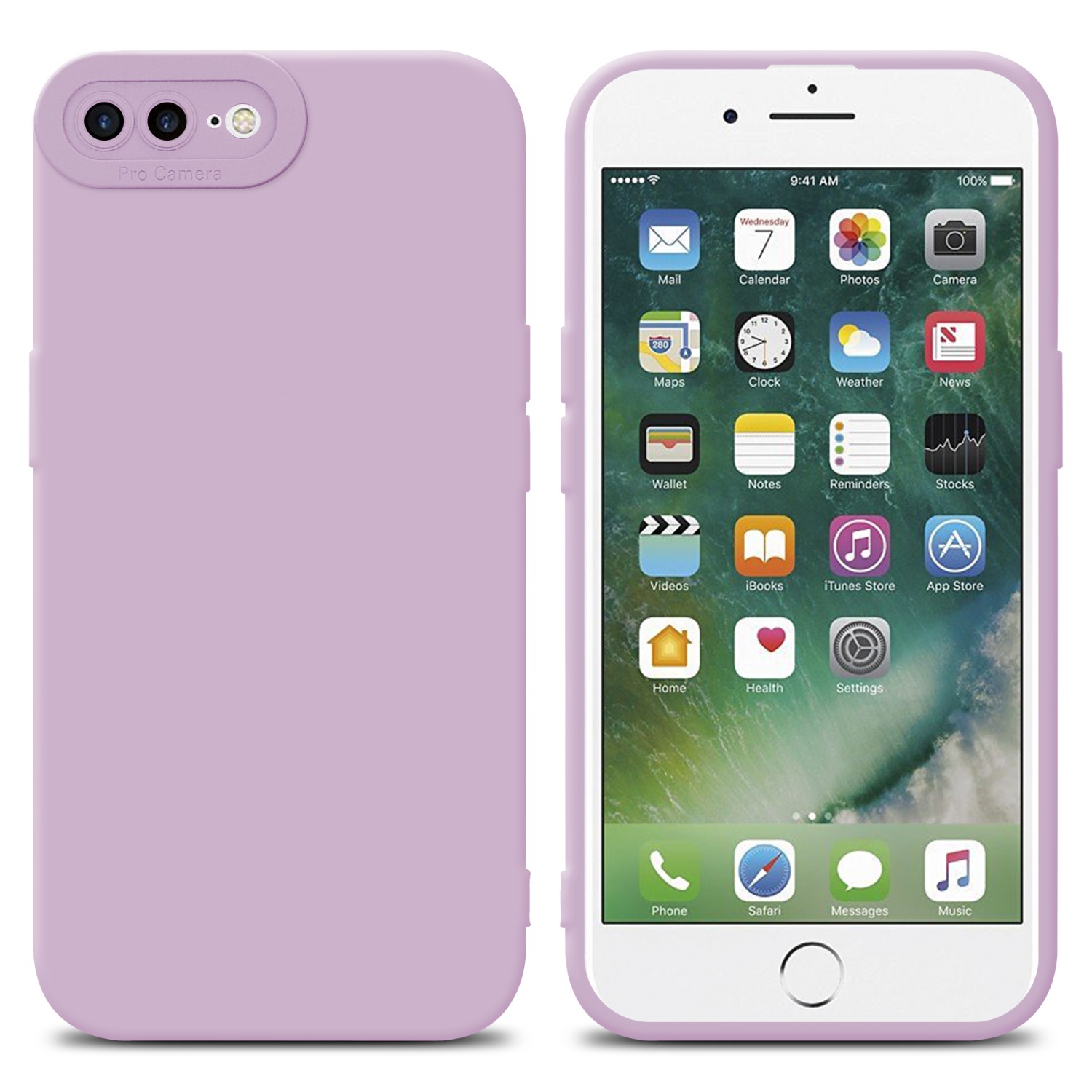Funda protectora para Apple iPhone 7 PLUS / 7S PLUS / 8 PLUS TPU Estuche Carcasa - Imagen 30 de 106