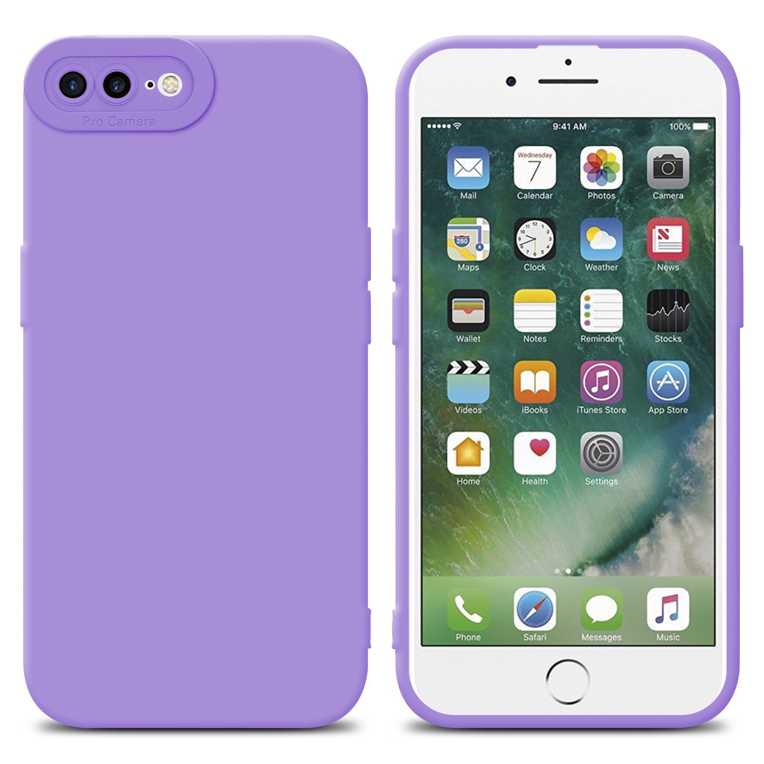 Funda protectora para Apple iPhone 7 PLUS / 7S PLUS / 8 PLUS TPU Estuche Carcasa - Imagen 72 de 106