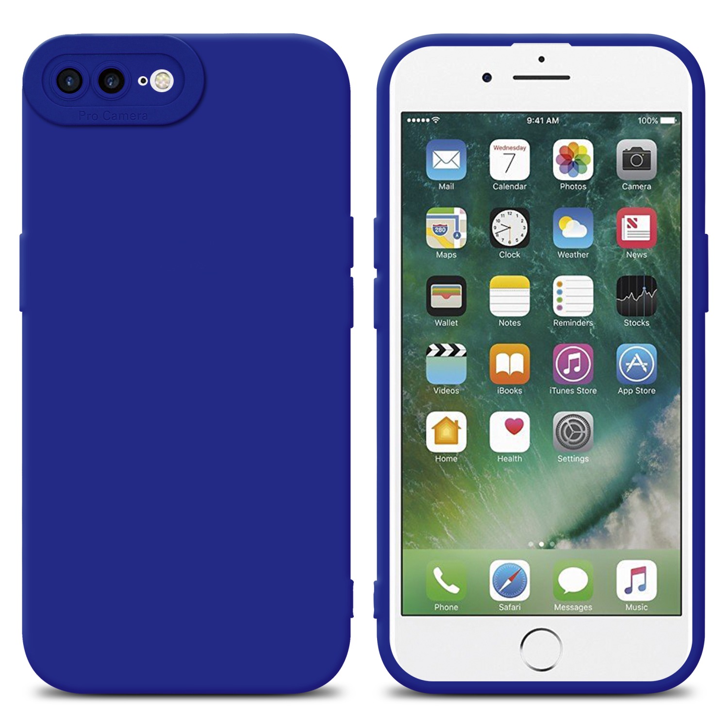 Funda protectora para Apple iPhone 7 PLUS / 7S PLUS / 8 PLUS TPU Estuche Carcasa - Imagen 9 de 106