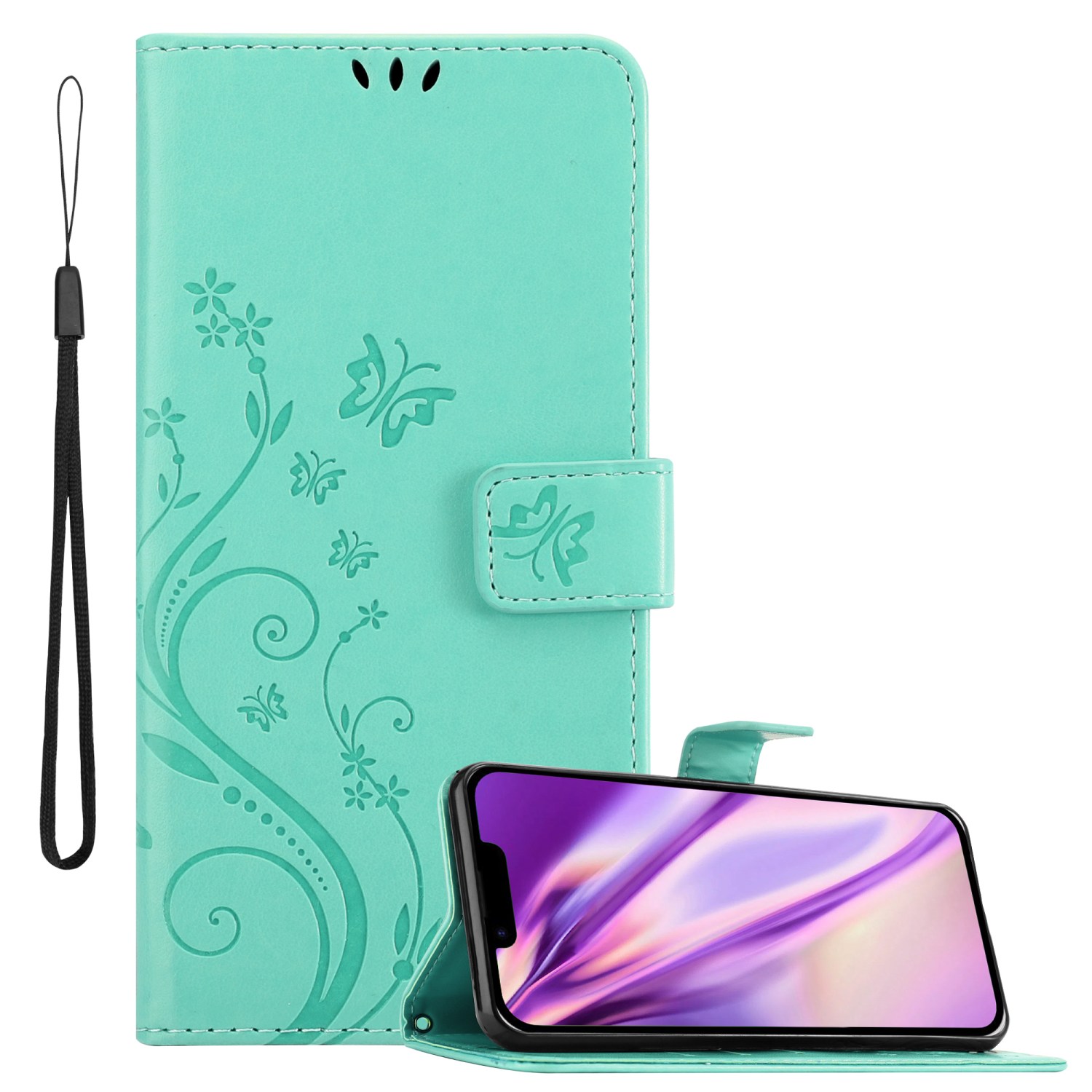 Case for Apple iPhone 14 PLUS Phone Cover Protection Flower Book Wallet - Picture 38 of 46