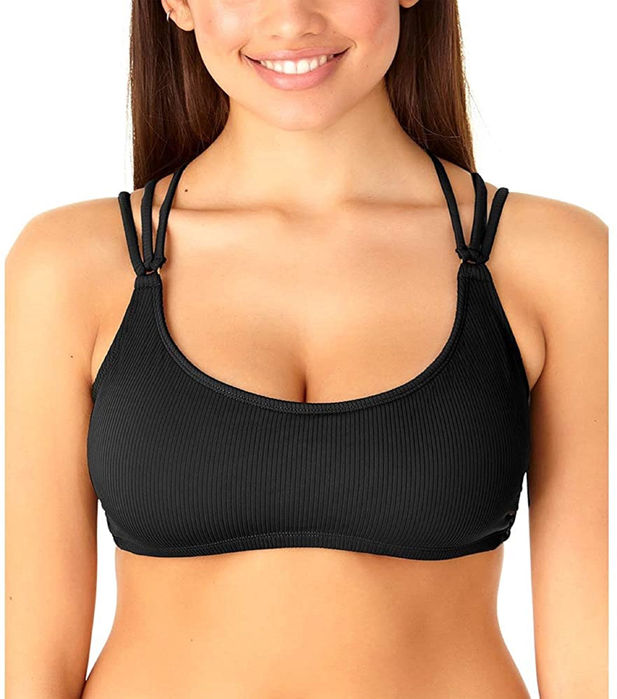 strappy back bralette top