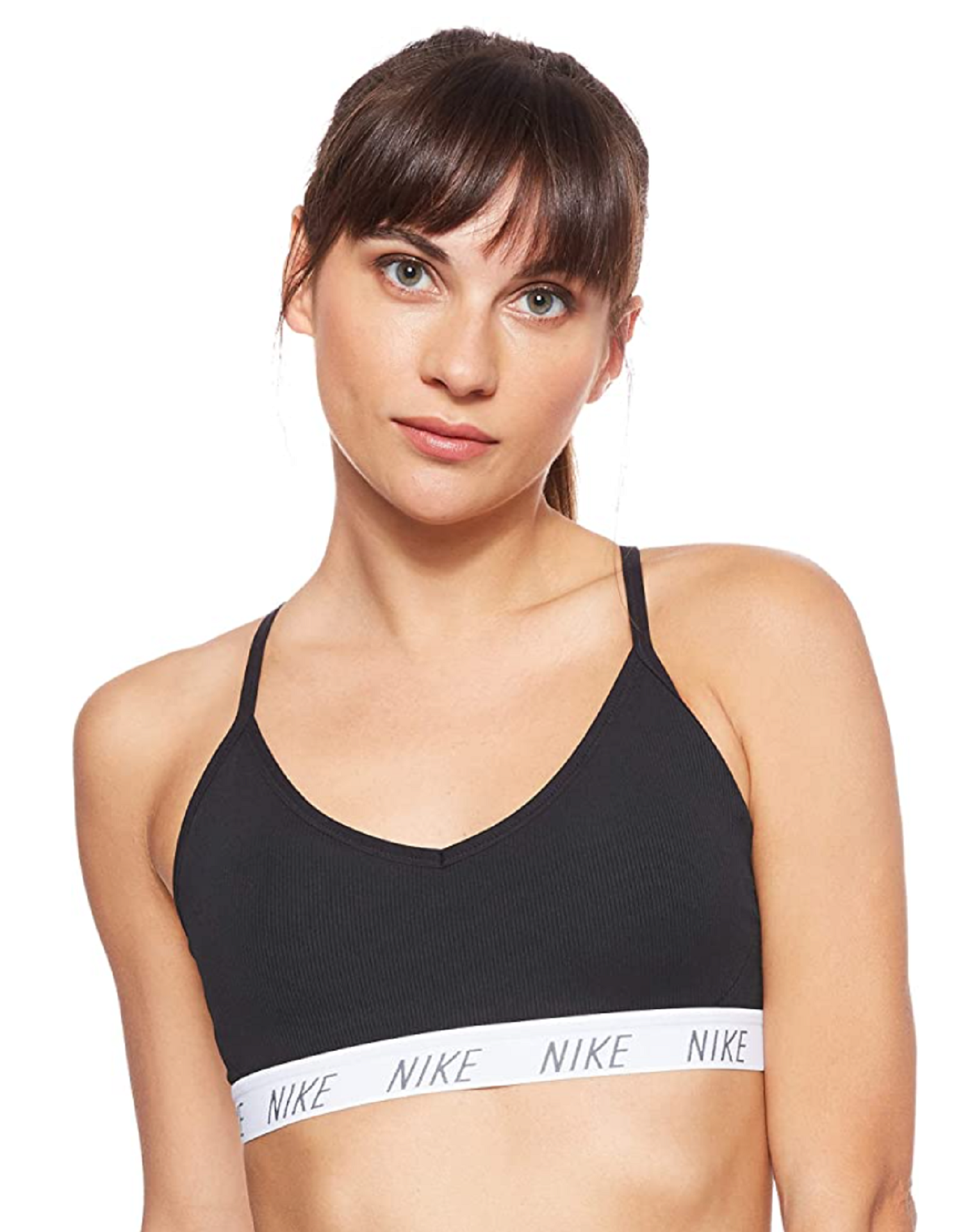 Nike Women's Indy Light Support Yoga Sports Bra, Black, XL eBay