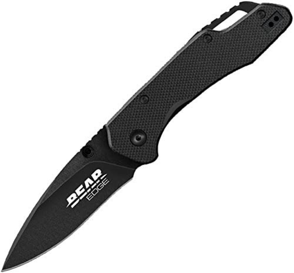 Bear & Son Bear Edge 3.5" Drop Point Folding Pocket Knife, Assisted