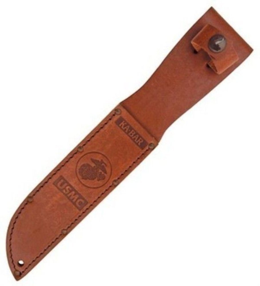 KABAR USMC Knife Sheath, Brown Leather 1217S eBay