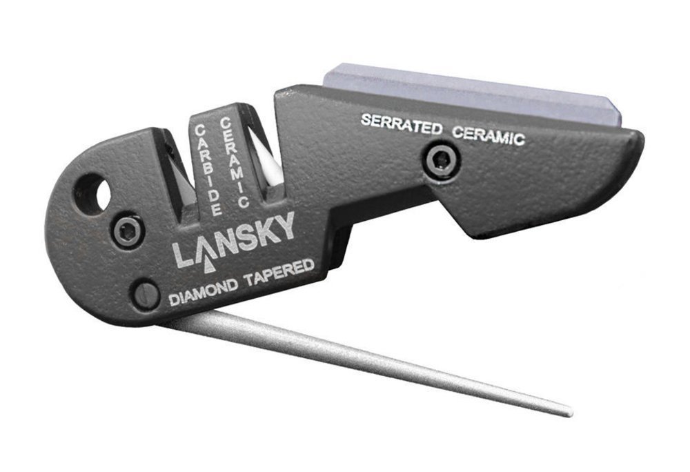 Lansky BladeMedic Knife Sharpener 4in1, Carbide, Ceramic, Diamond PS