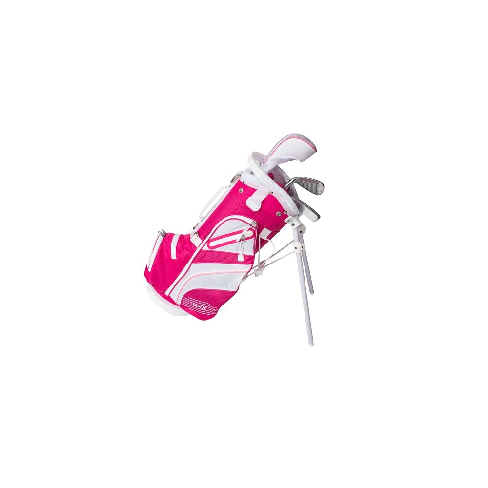 Tour X Size 0 Pink 3pc Jr Golf Set w Stand Bag 20330 eBay