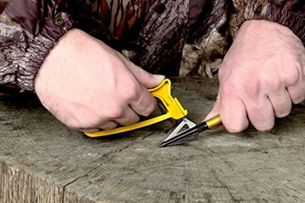 Smith's Abrasives Broadhead Arrow & Knife Sharpener w/Wrench BHS