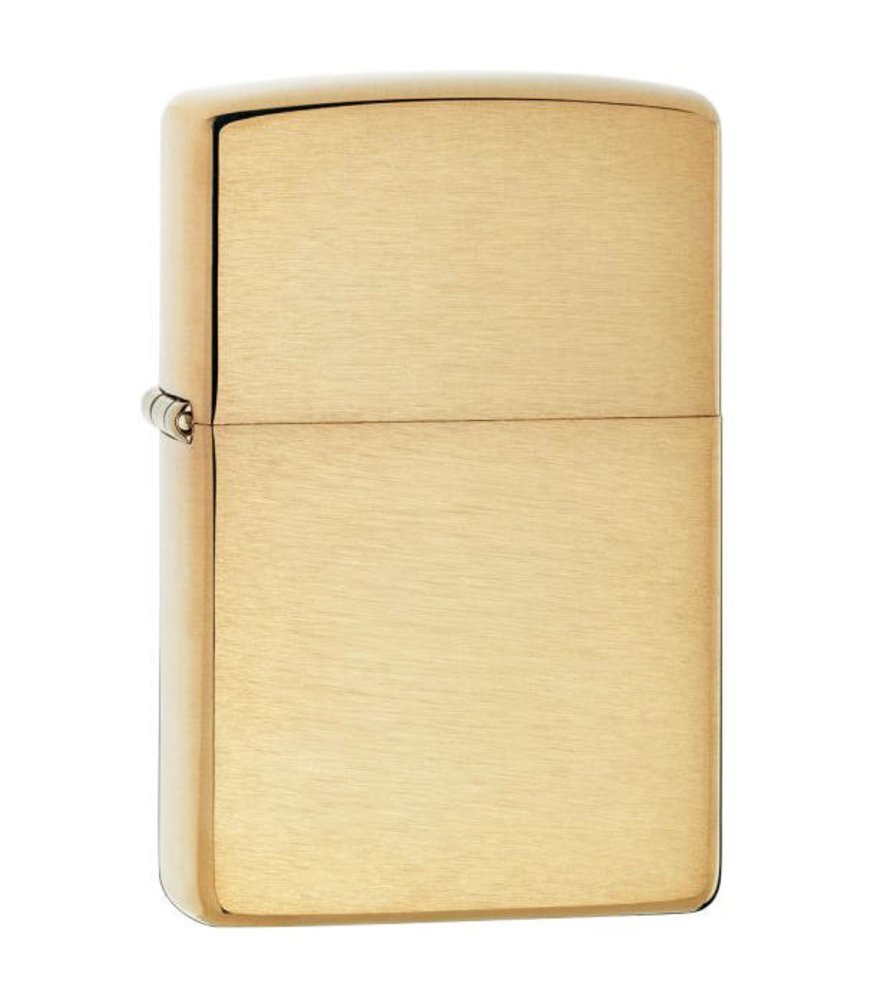 Zippo Armor Lighter, Brushed Brass, Heavy Wall Case 168 eBay
