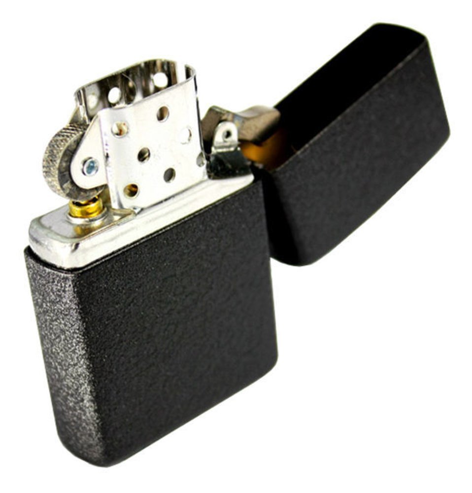 Zippo Black Crackle Lighter, Regular Classic 236 eBay