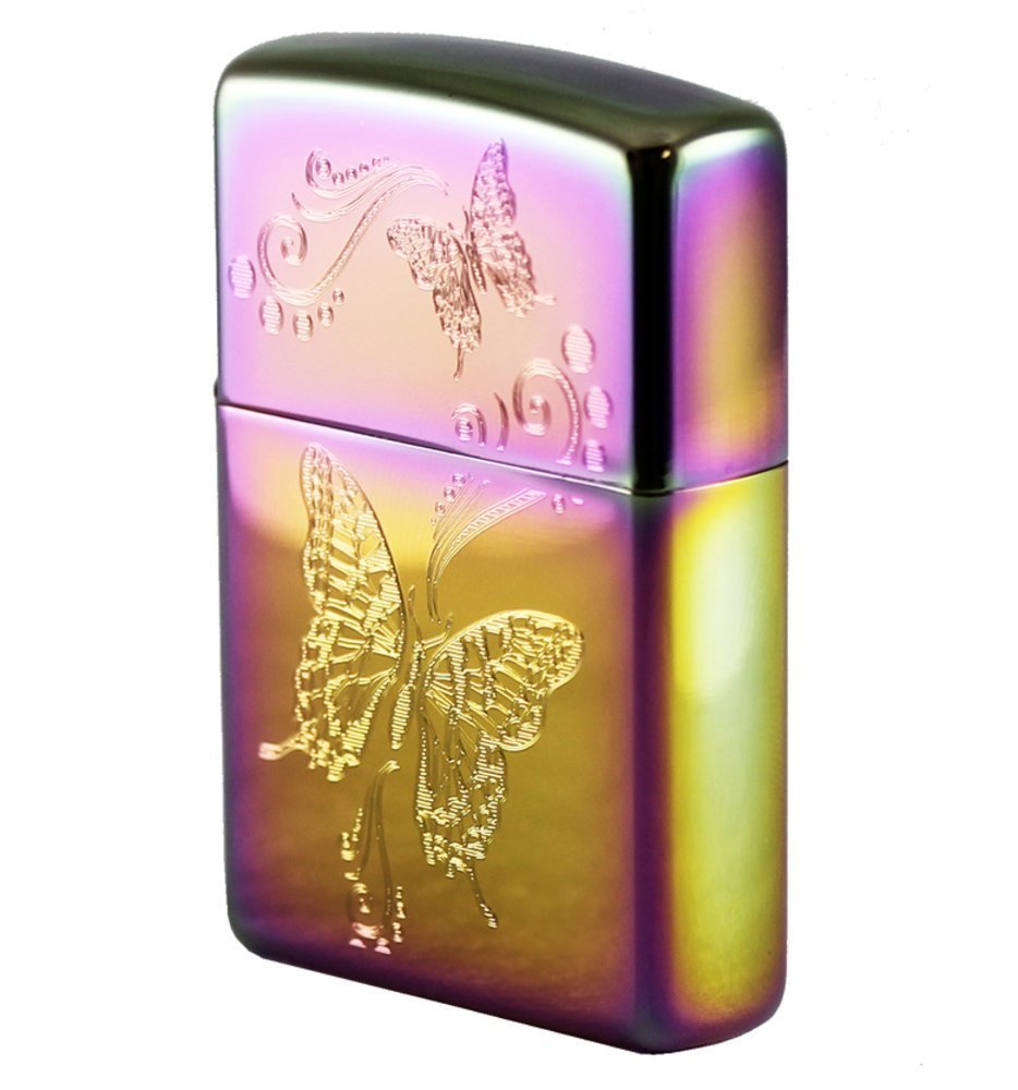 Zippo 28442, Butterflies Lighter, Colorful Spectrum Finish 28442 eBay