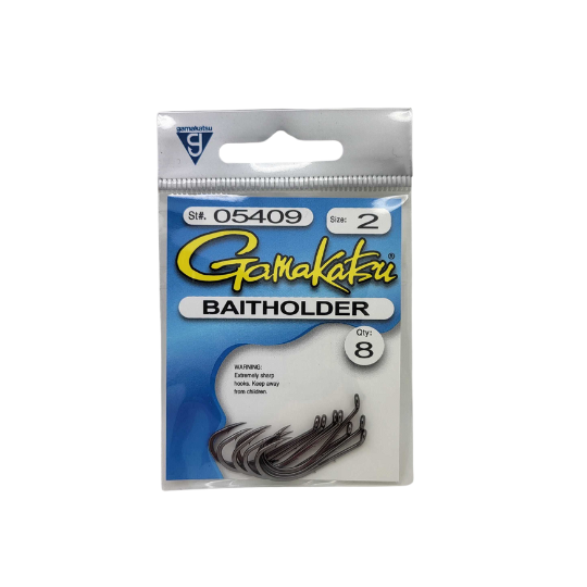 Gamakatsu Baitholder Hook, Needle Point, Offset, NS Black - Picture 8 of 24