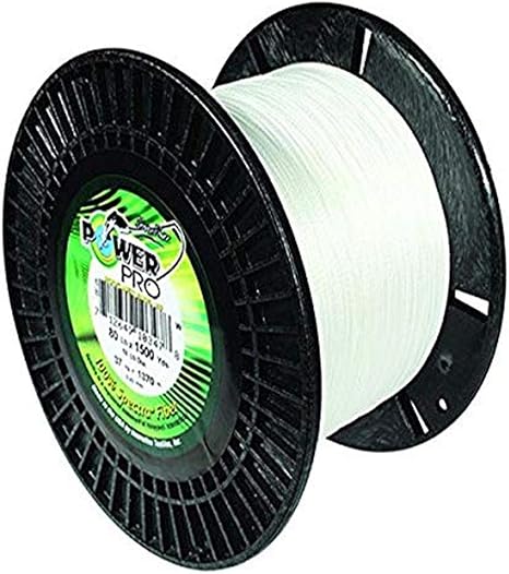 Power Pro Braided Line Original PowerPro [150,300,500yd, Moss, Hi-Vis, Red]