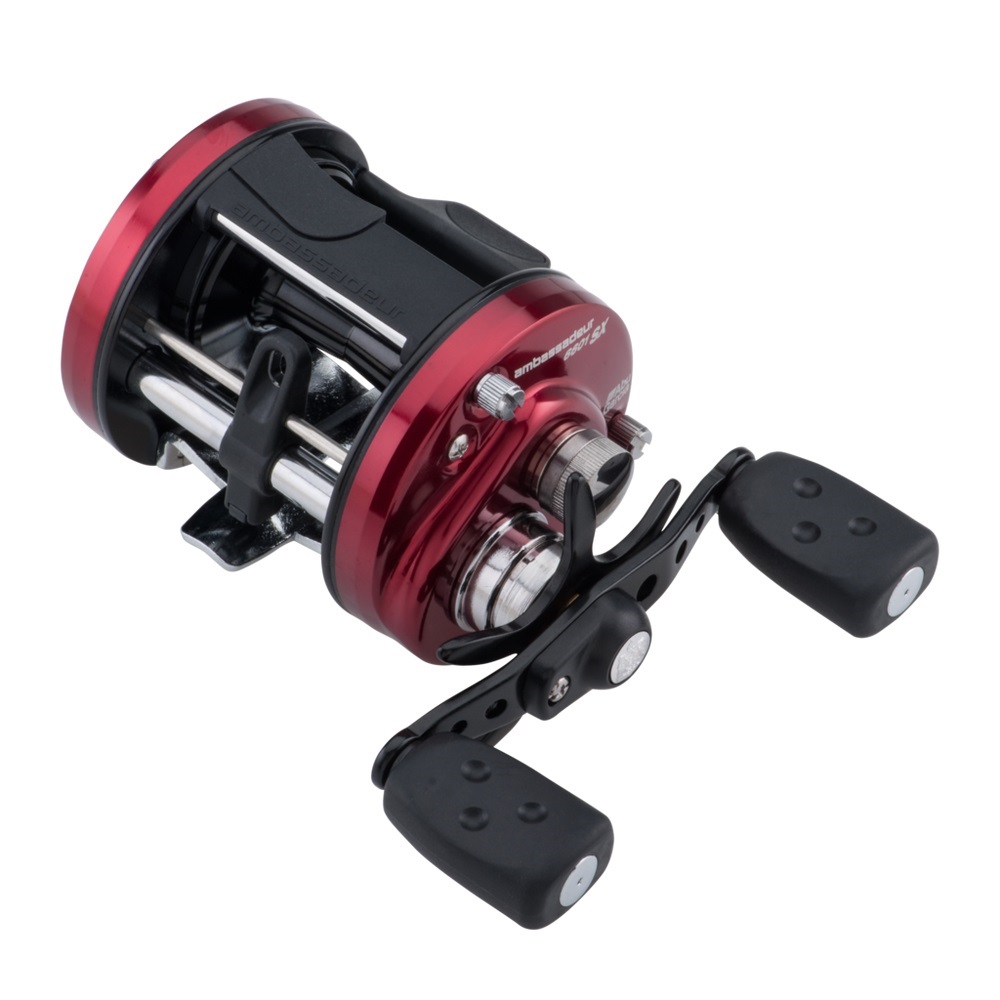 Abu Garcia AMBSX-6600 Ambassadeur SX Round Baitcasting Reel, RH, 3BB+1RB, 5.3:1 - Picture 4 of 5
