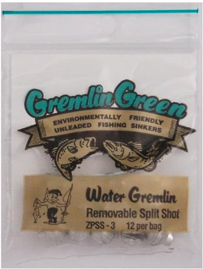 Water Gremlin Green Removable Split Shot - Imagen 2 de 3