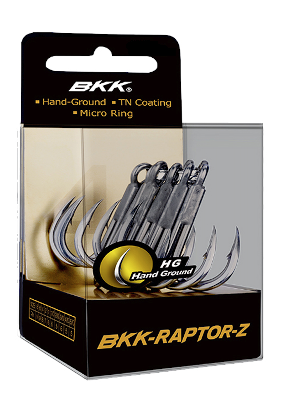 BKK Hooks Raptor-Z Treble Hooks - Picture 3 of 3