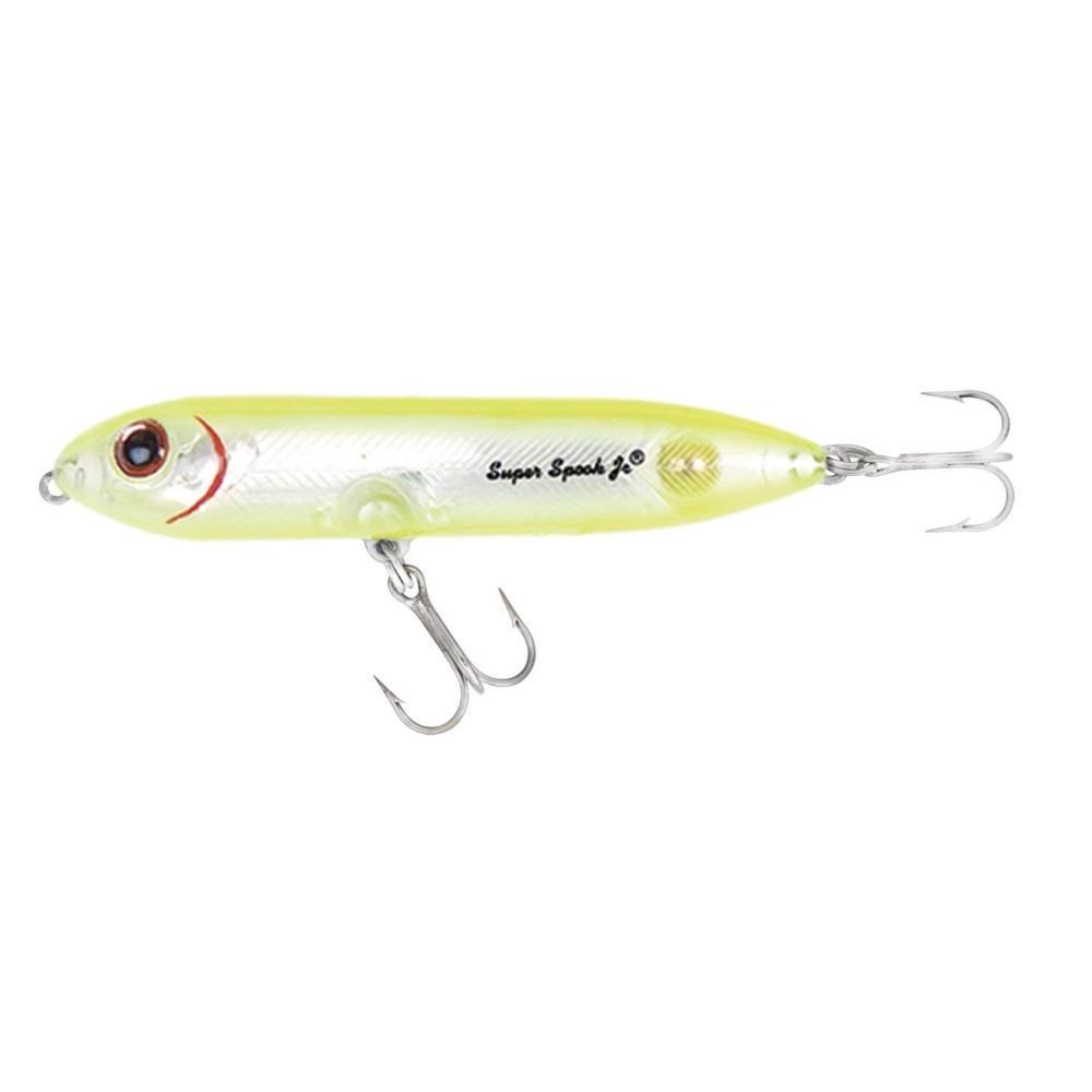 Heddon X9236 Super Spook Jr Bone/Silver Hard Bait 3.5" Fishing Topwater Lure Heddon X9236 Super Spook Jr Bone/Silver Hard Bait 3.5" Fishing Topwater Lure