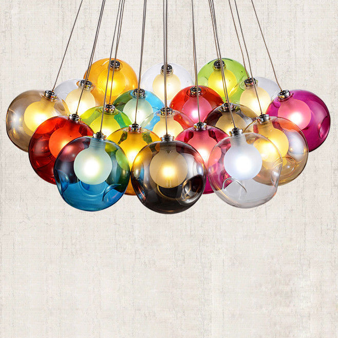 Light Globes for ceiling fan set of 3 used Glass light globes, Globe lights, Glass lighting