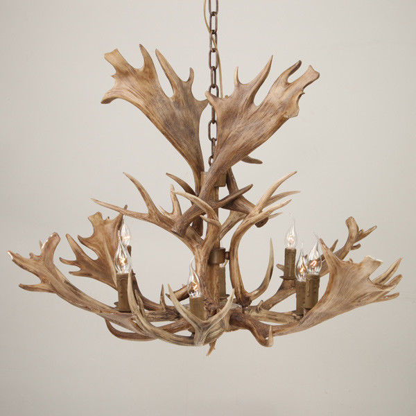 Faux Antler 43" Wide Chandelier 8 Candle Lights Ceiling Pendant Lighting Fixture eBay