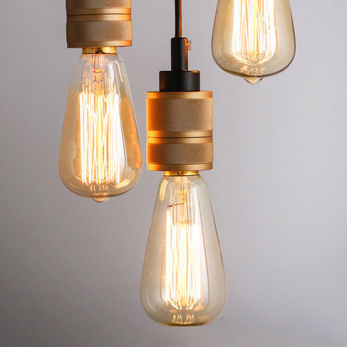 Vintage Edison Bulb Kitchen Light Hooked Mini Hanging Pendant Lighting