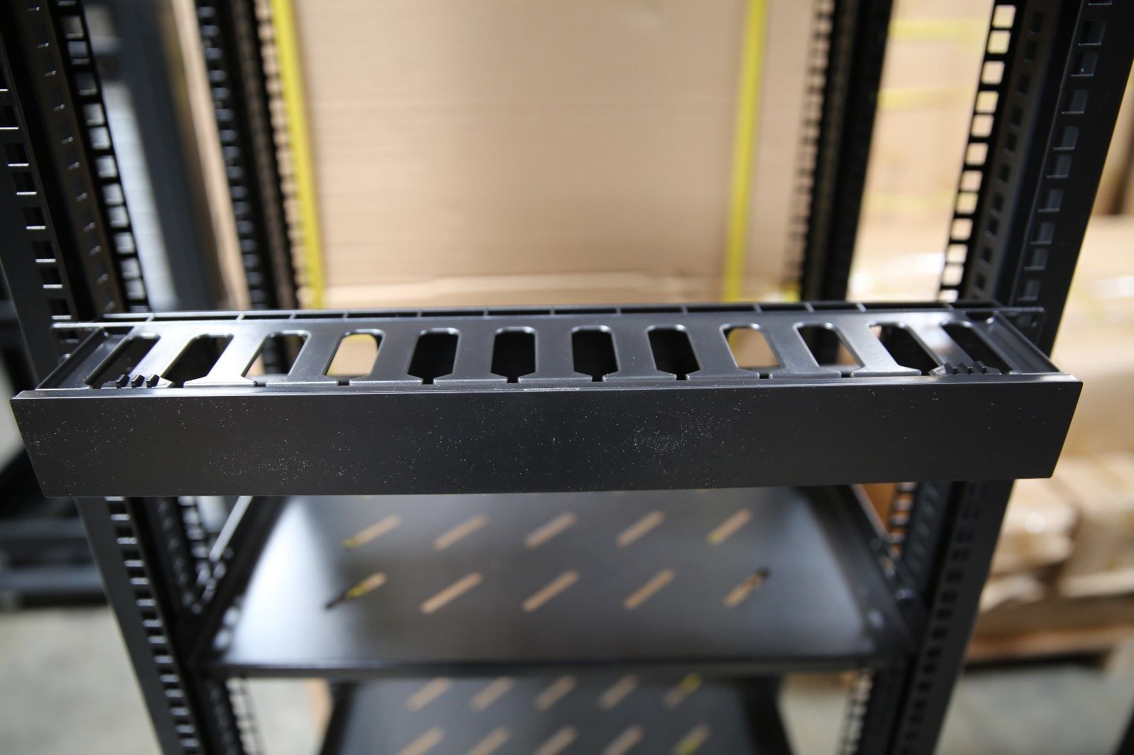 Lot of 10 1U Horizontal Cable Management Unit with Panel Plastic eBay