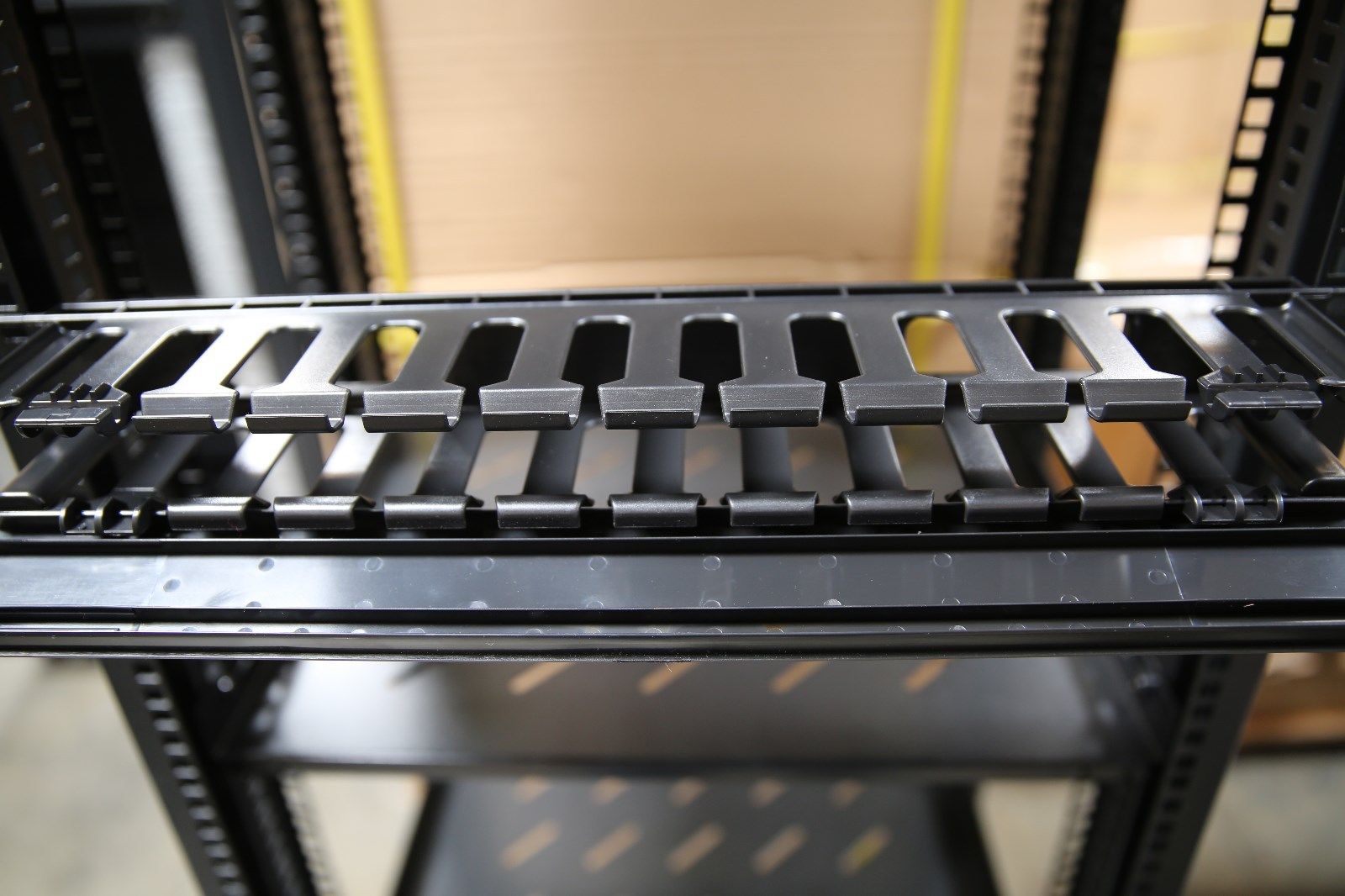 Lot of 25 1U Horizontal Cable Management Unit with Panel Plastic eBay